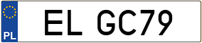 Truck License Plate